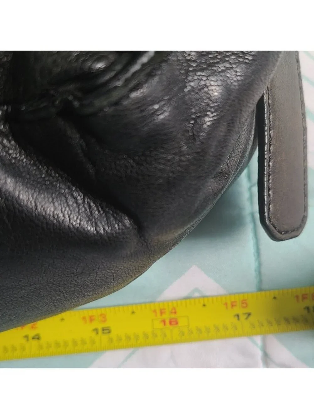 Kooba Leather Rose Hobo Bag Black Excellent Condition Vintage